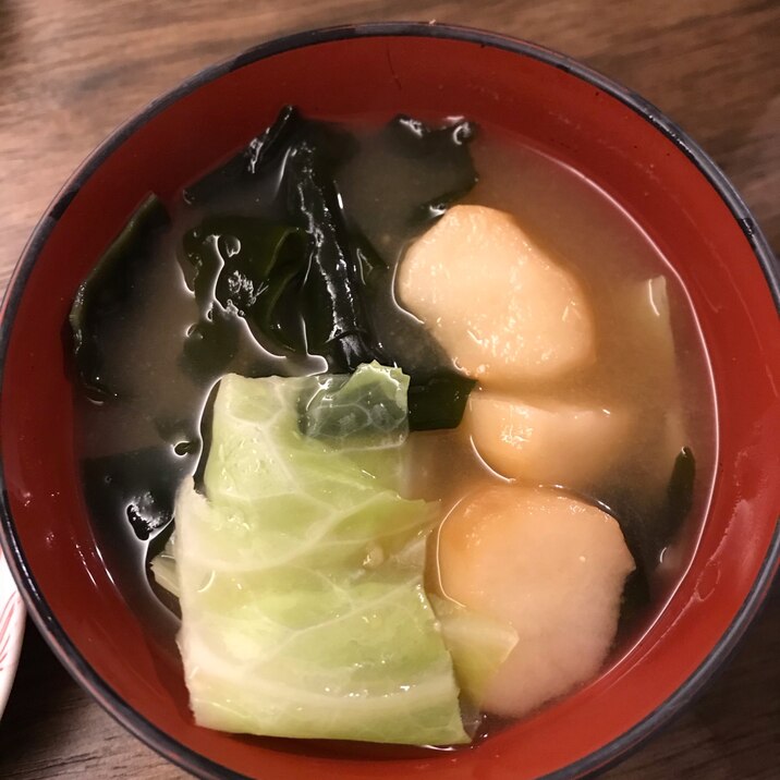 お麩たっぷり♡ふわふわお味噌汁